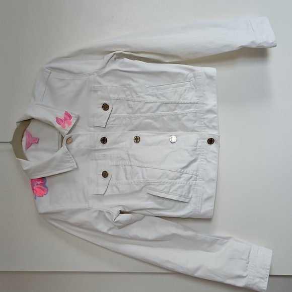 Lilly Pulitzer Denim Jacket Size L - Picture 3 of 15